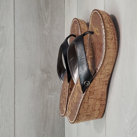 Sam Edelman Womens Romy Cork Wedge Sandals shoes sz 10M - Picture 2 of 12